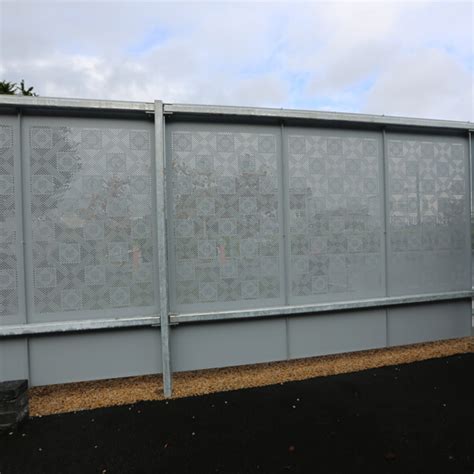 perforated metal bin enclosure phoenix|metal enclosures for sale.